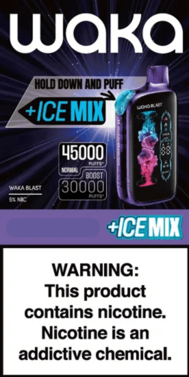 WAKA BLAST 45 000 — Strawberry Kiwi