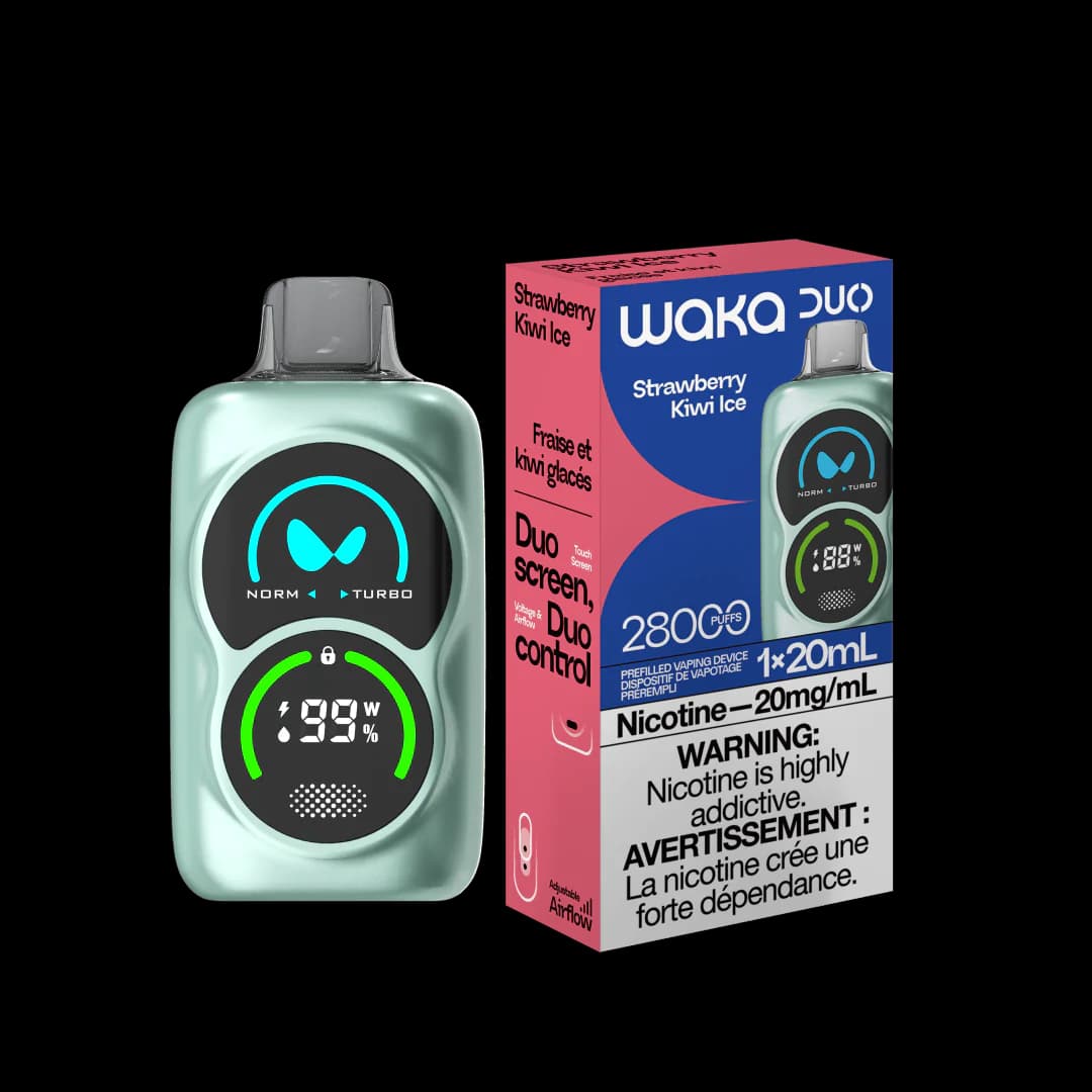 WAKA DUO 25 000 — Strawberry & Kiwi (Ягода и Киви)